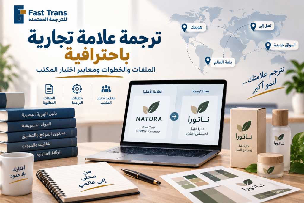 ترجمة علامة تجارية باحترافية - الملفات والخطوات ومعايير اختيار المكتب 1 image 3