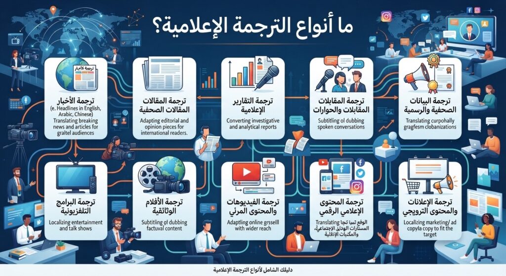 الترجمة الإعلامية - مفهومها وأنواعها وأهميتها وخصائصها 2 image 30