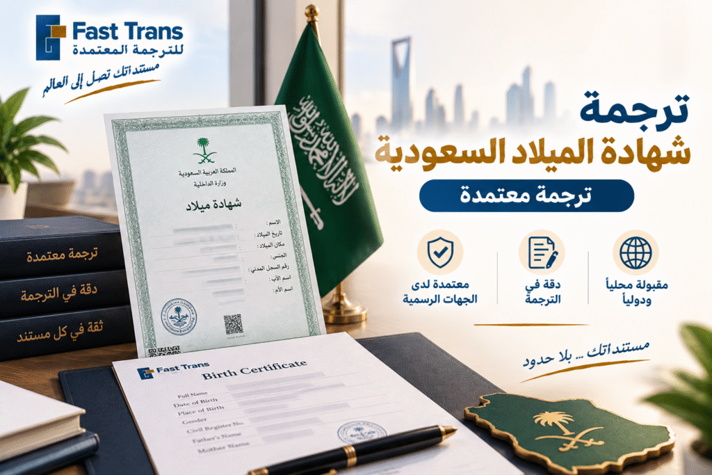 ترجمة شهادة الميلاد السعودية ترجمة معتمدة 1 image 36