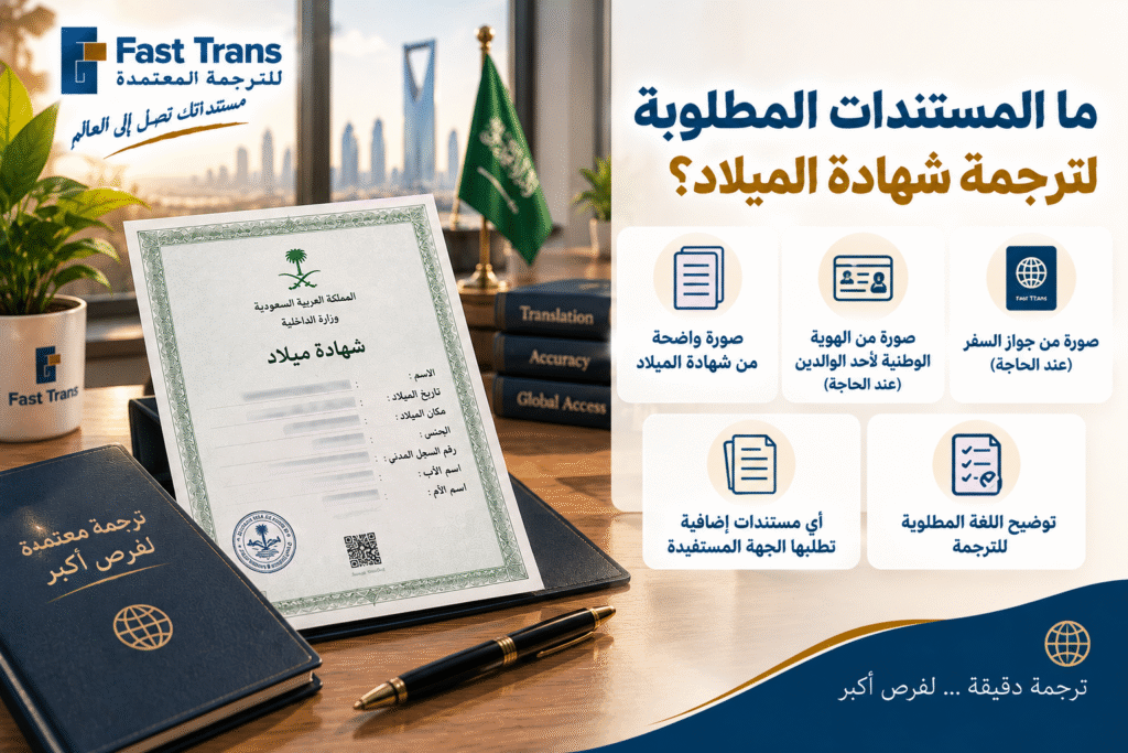 ترجمة شهادة الميلاد السعودية ترجمة معتمدة 2 image 38