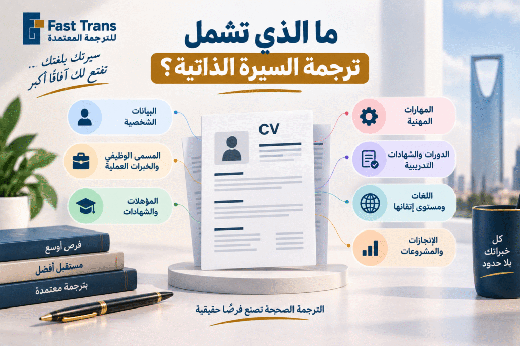 ترجمة السيرة الذاتية في السعودية | ترجمة احترافية ومعتمدة 2 image 4