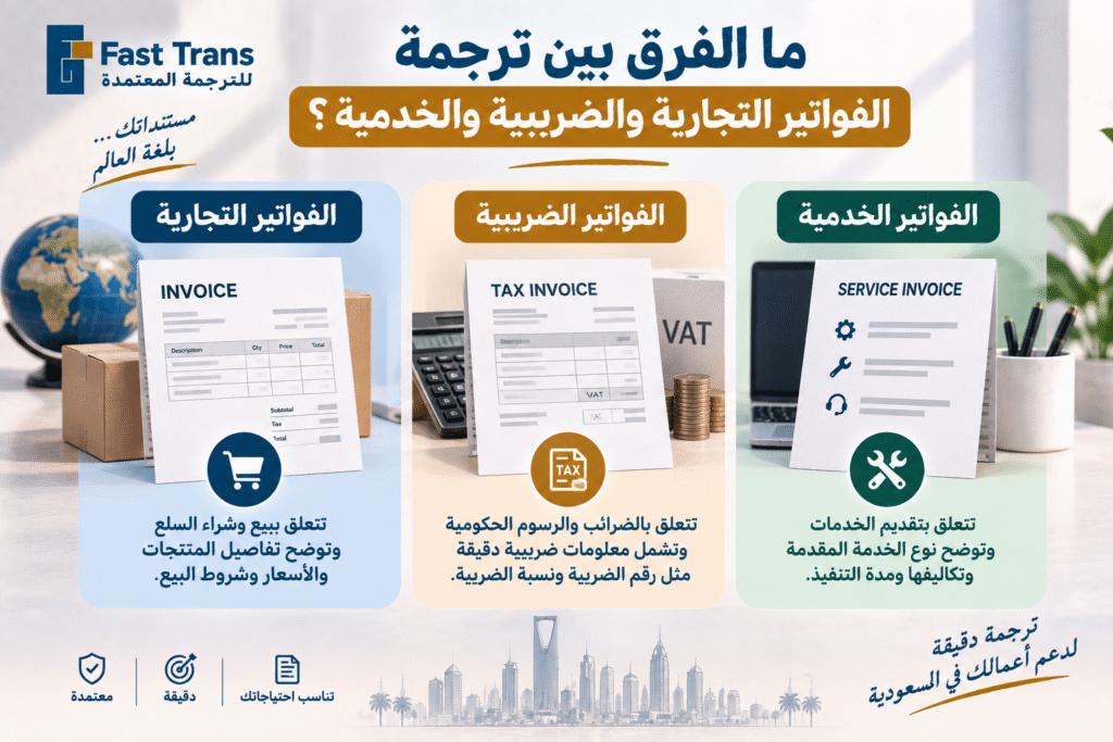 ترجمة فواتير معتمدة | خدمة دقيقة من فاست ترانس 3 image 9